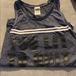 PINK workout tank top